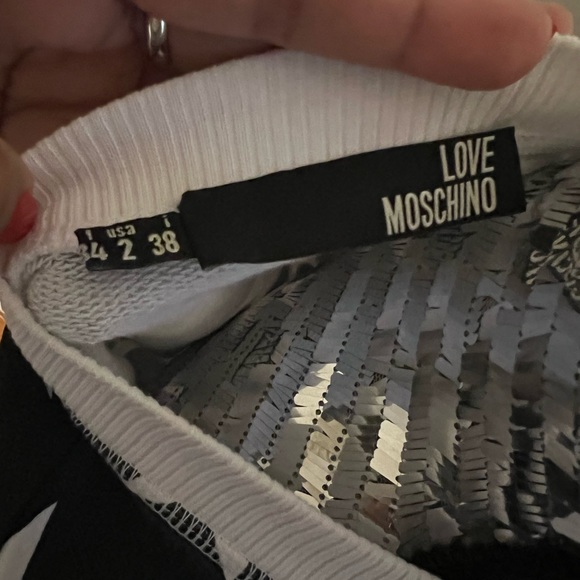 Love Moschino Americana Sweatshirt - Size 2 - Picture 4 of 6